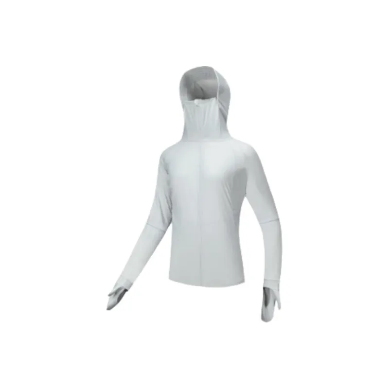 CHAOJIANTA UV Protection Sun Protection Clothing Women's White Mist Gray-0