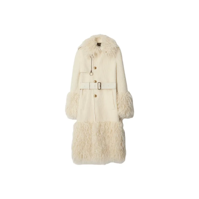 Burberry FW24 Trench Coat Women's Beige-0