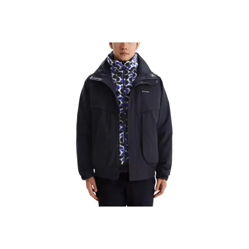 Columbia Hiking Waterproof, Thermal, And Rainproof Windbreaker Jacket Women's Black-0