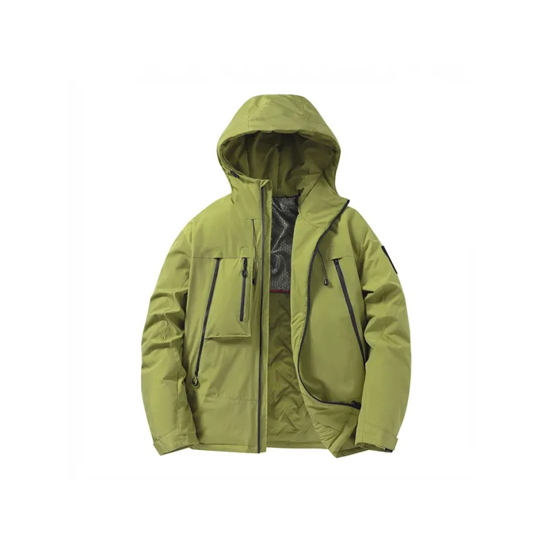 MASGLO Puffer Jacket Unisex Ivory White-4