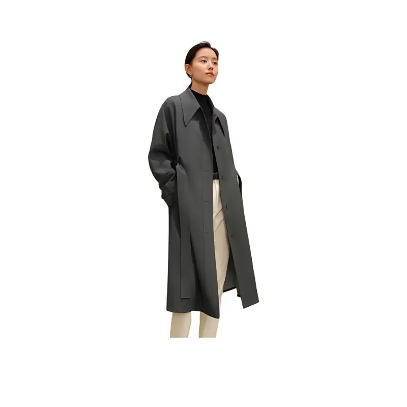 Orange Desire Trench Coat Women's-5