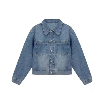 ECNR Denim Jacket Women's Vintage Blue