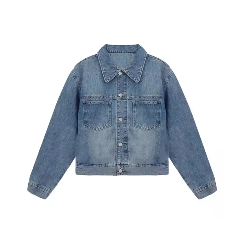 ECNR Denim Jacket Women's Vintage Blue-0