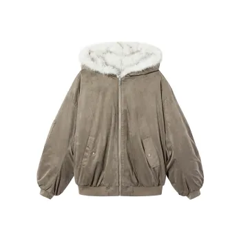 Ouyang Cropped Coats Women's Silver Frost Gray