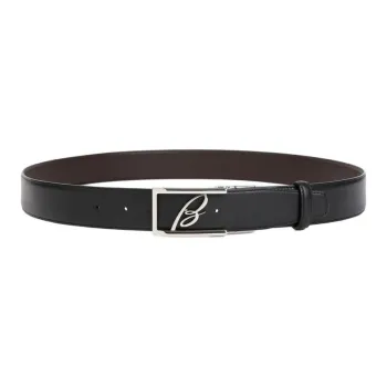 Brioni Logo buckle Reversible Belt