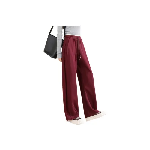 TERRE BLEUE Casual Pants Women's Burgundy