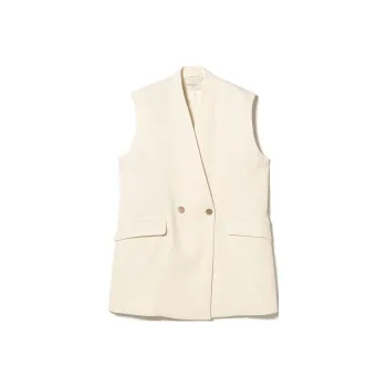 Beams Vests Women's Beige