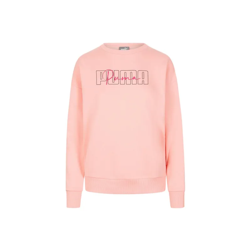PUMA Sweatshirts Women's Pink-0
