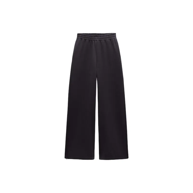 ZARA Casual Pants Women's Marine Blue-0