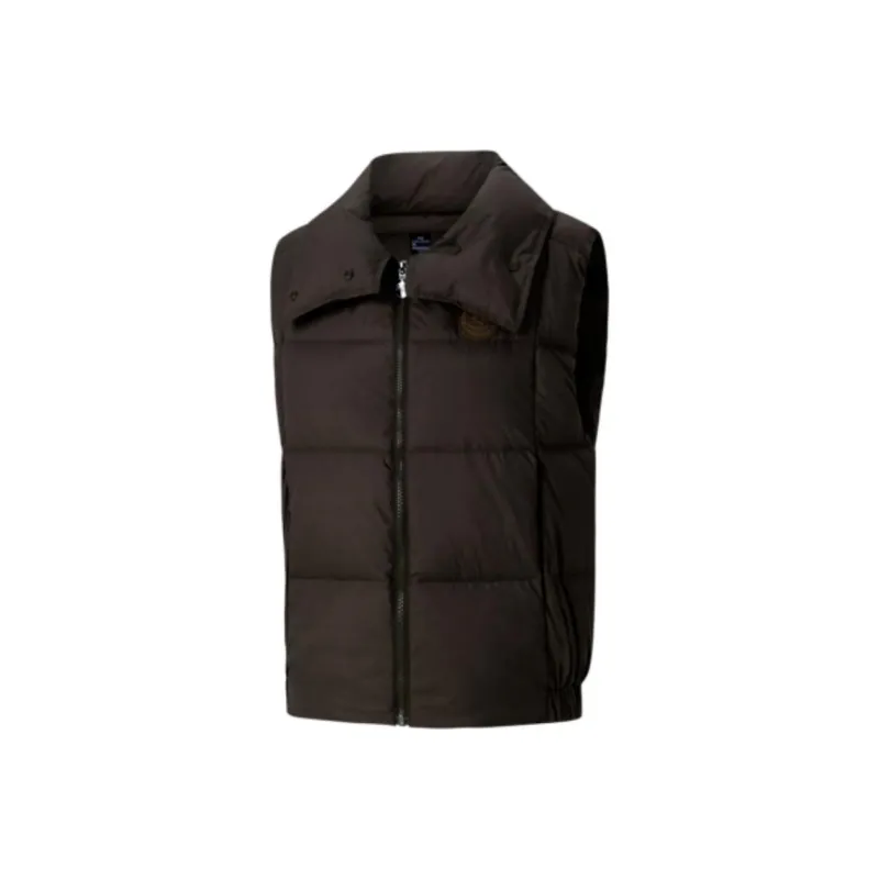 361° x XIAOLIUYA LIANMINGKUAN Vest Women's Dark Brown Coffee-0