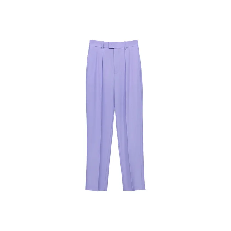 NancyCavally Casual Pants Women's Purple-0