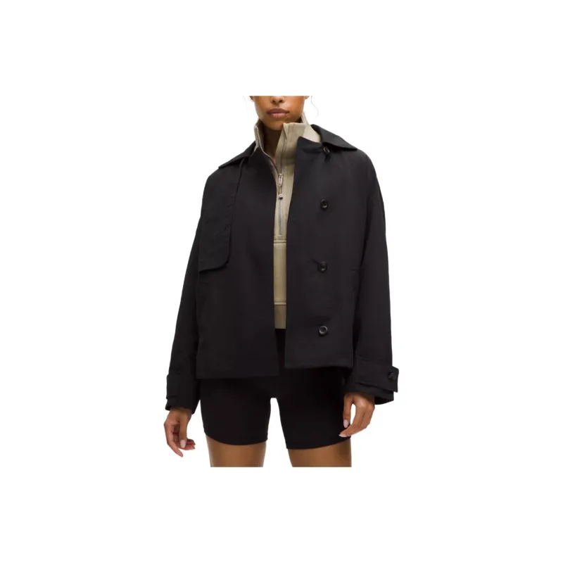 Lululemon Trench Coat Women's Black-0