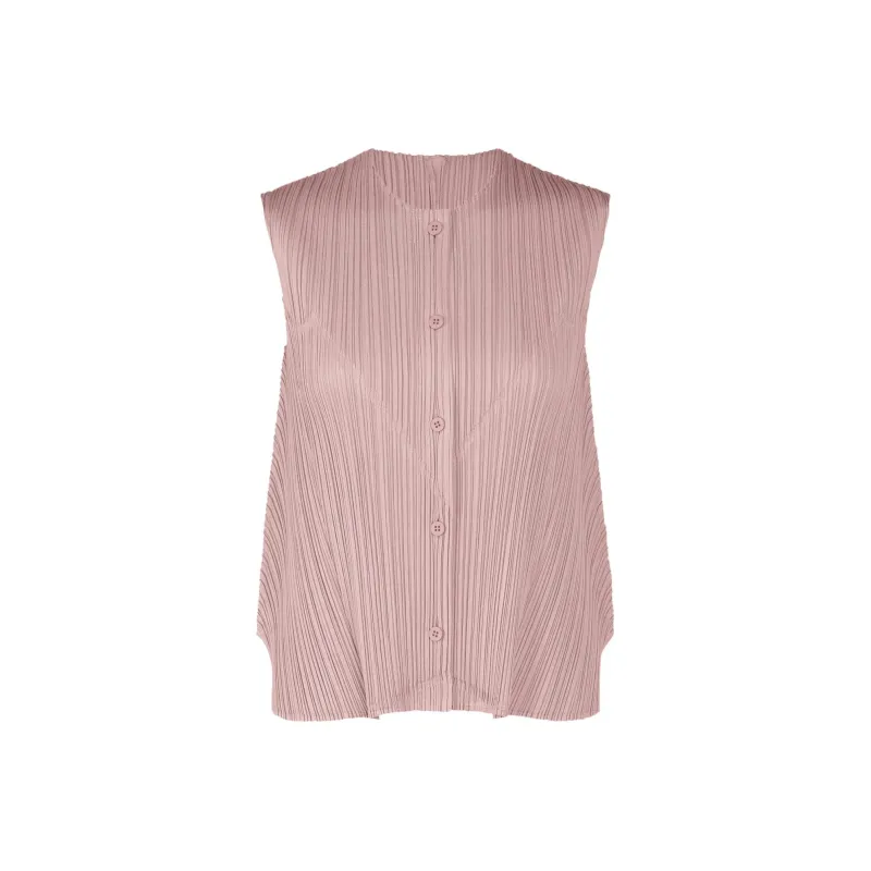 PLEATS PLEASE ISSEY MIYAKE Vest Women's Gray Pink-0