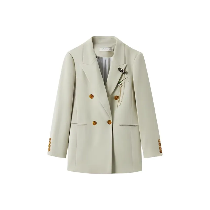 EICHITOO Business Suit Women's Light Green-0