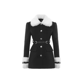 PAZZO Woolen Coat Women's Black