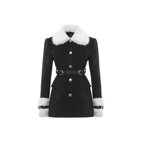 PAZZO Woolen Coat Women's Black