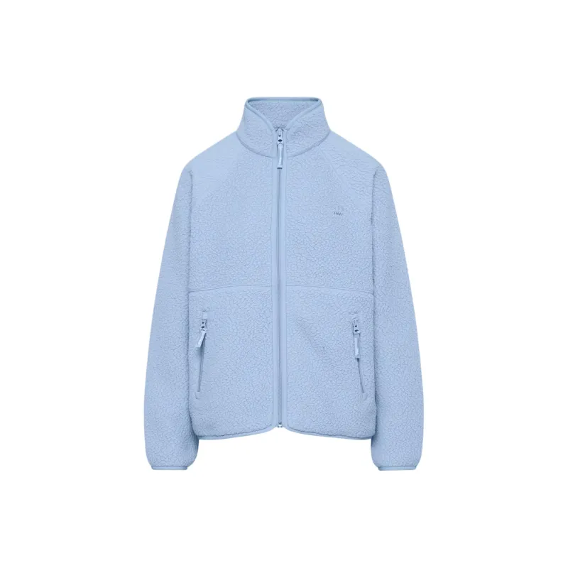 ARITZIA Tna Polartec® Thermal Pro® Mockneck Hip Zip-Up Velvet-feel Coat Women's Cornflower Blue-0