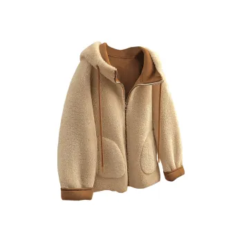 Cypress House Velvet feel Coat Women's Beige & Khaki