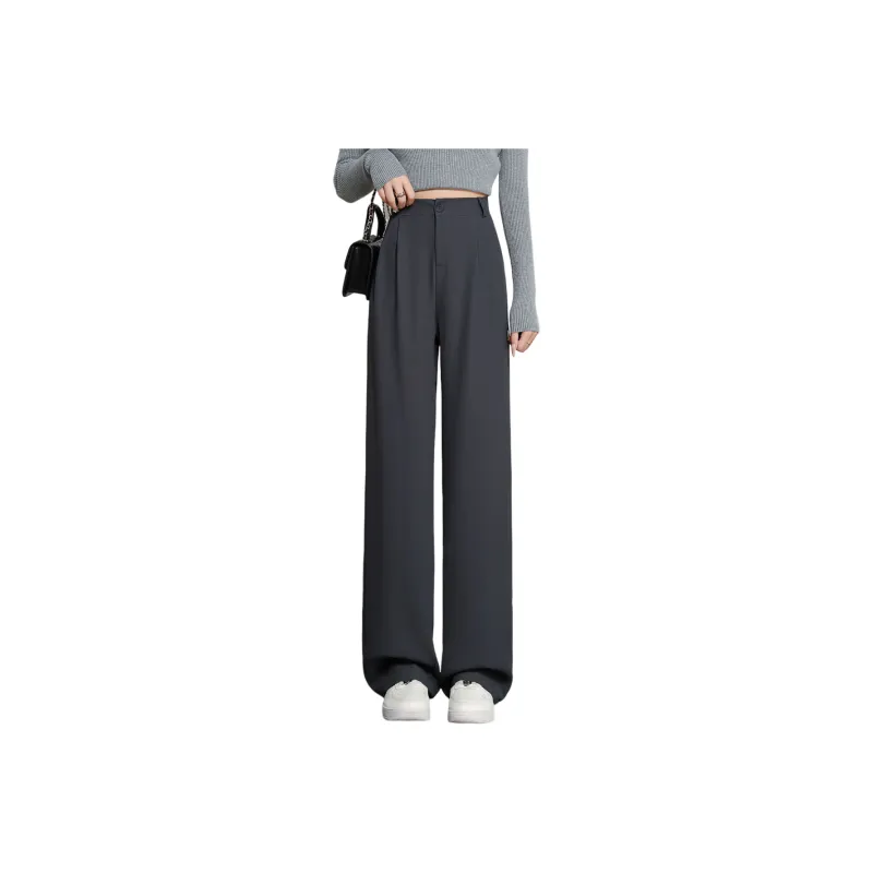 Ya Sheep People Casual Pants Women's Dark Gray-20