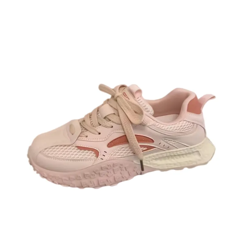 BINGO DUCK Slip Resistant Low Top Chunky Sneakers Women's-8