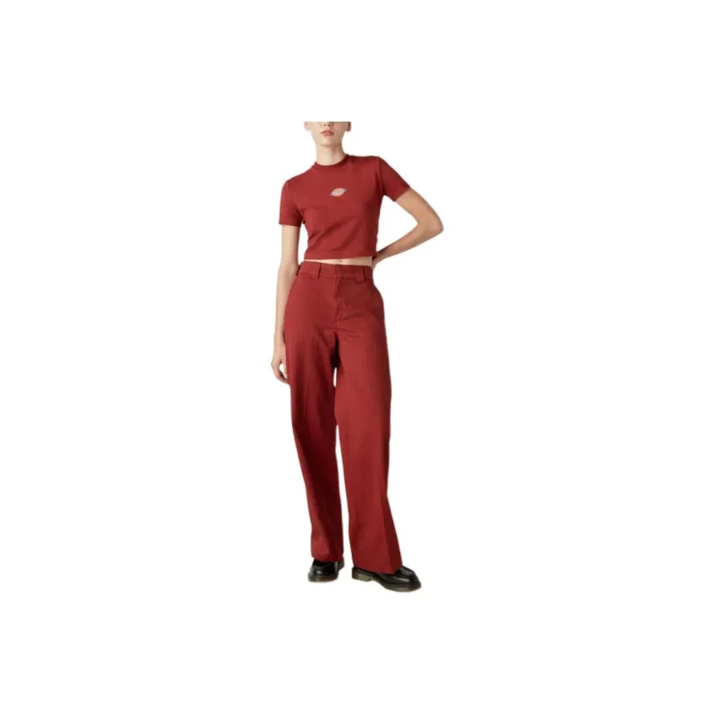 Dickies Casual Pants Women's Red-0