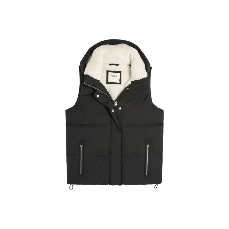Hollister Vests Women's Black-0