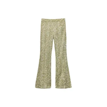 ZARA Casual Pants Women's Green