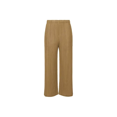 PLEATS PLEASE ISSEY MIYAKE Mc December Pants 'Sand Beige'