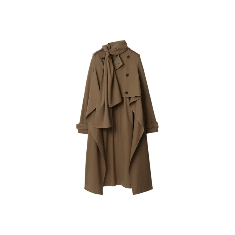 Burberry SS25 Trench Coat Women's White Weasel-0