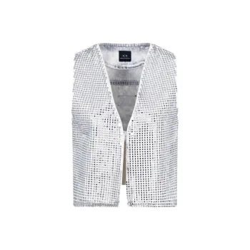 ARMANI EXCHANGEAE SS25 Vest Women's Gray