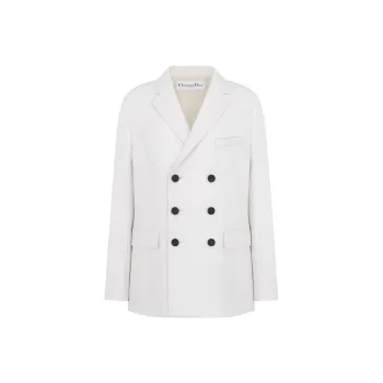 DIOR SS25 Business Suit Coat Women's White