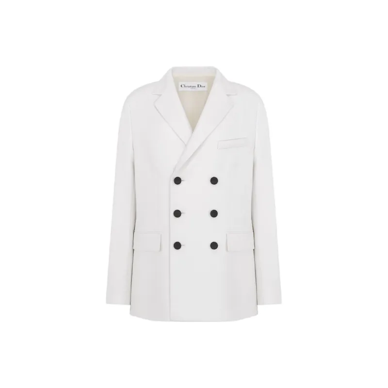 DIOR SS25 Business Suit Coat Women's White-0
