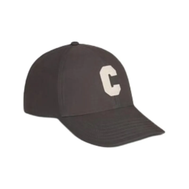 CELINE Cotton, Gabardine Baseball Caps Men's Gray-1
