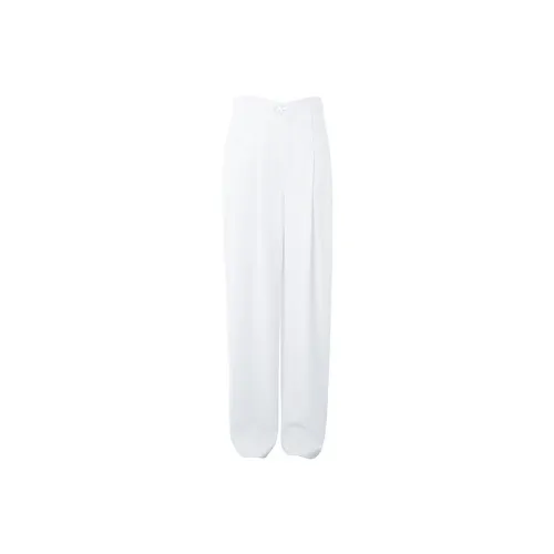 LOFT SHINE Casual Pants Women's White