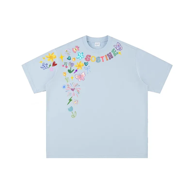 SOSTINE T Shirt Loose Fit Unisex-2