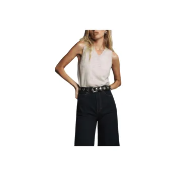 REFORMATION Reese Cashmere Tank Vest Women's Dusty Gray