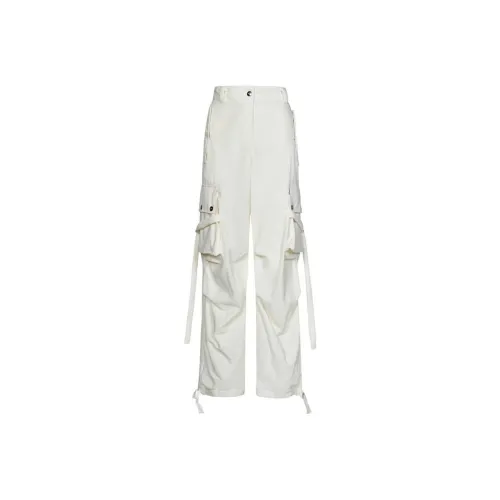 MSGM 화이트 여성 캐주얼 팬츠