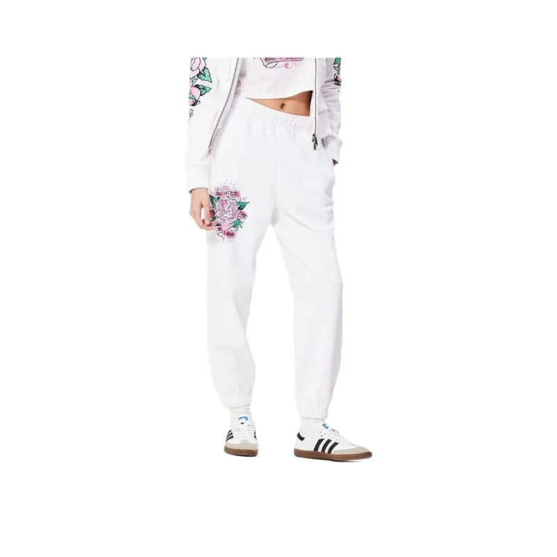 Ed Hardy FW24 Casual Pants Women's White-0