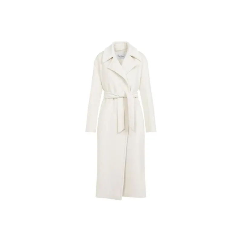 MaxMara Fragore Belted Long Sleeved Coat-0