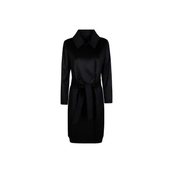 MaxMara Studio Trench Coat Women's Black