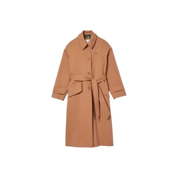 LACOSTE Trench Coat Women's Beige