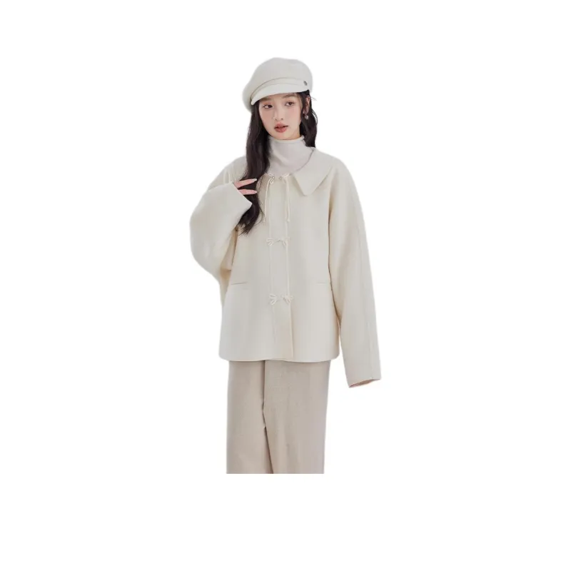 DEAR DEER PUFF Coats Women's Pink-4