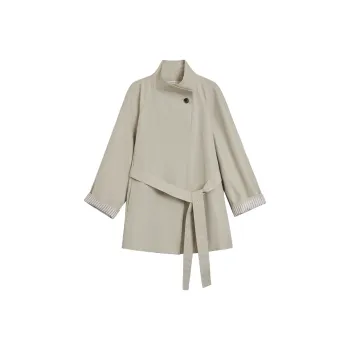 Mambe Trench Coat Women's Almond Beige