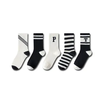 YOOKA Mid Calf Socks Unisex 5 Pack