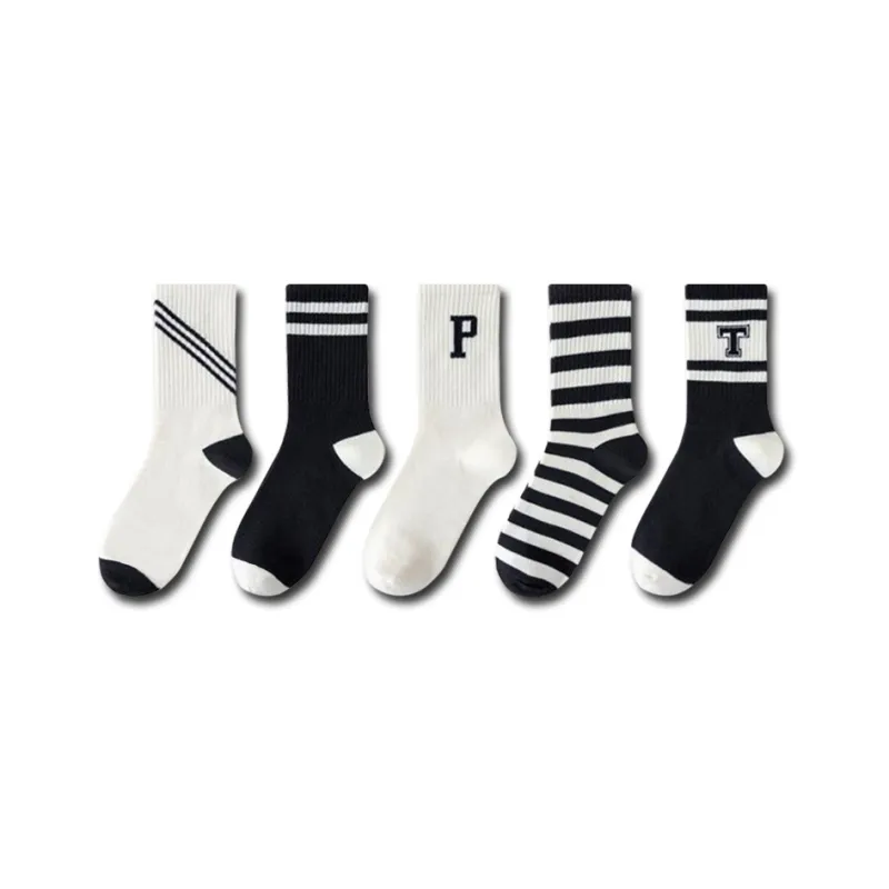 YOOKA Mid Calf Socks Unisex 5 Pack-0