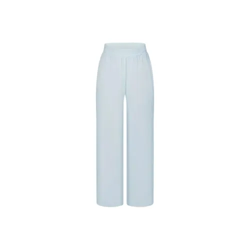 SKIMS ROMANCE SMOCKED PANT Casual Pants Women's CELESTE/Sky Blue