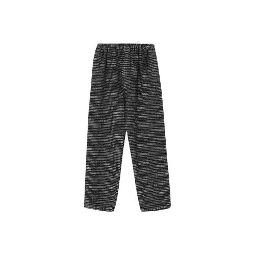 UNDERCOVER Throne Of Blood Checked Wool Trousers 'Black'
