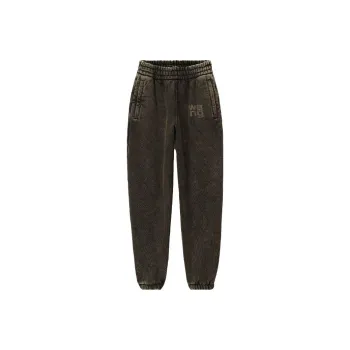 Alexander Wang Glitter effect Terry Track Pants