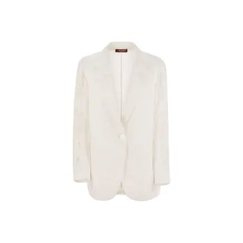 MaxMara Angizia Embroidered sleeve Blazer