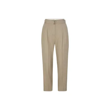 HUGO BOSS High waist Belted Cropped Trousers